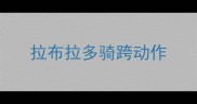 拉布拉多骑跨动作