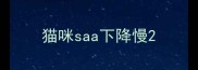 猫咪saa下降慢