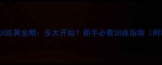 金毛幼犬训练黄金期多大开始新手必看训练指南附科学方法