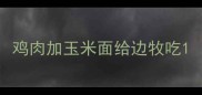 鸡肉加玉米面给边牧吃