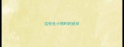 边牧生小狗时的症状