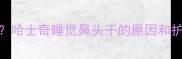 鼻头干到起皮哈士奇睡觉鼻头干的原因和护理指南