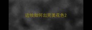 边牧如何出完美花色