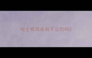 哈士奇耳朵有不立的吗