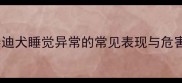 泰迪犬睡觉异常的常见表现与危害