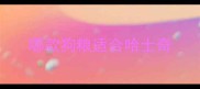 哪款狗粮适合哈士奇