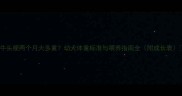 牛头梗两个月大多重幼犬体重标准与喂养指南全附成长表