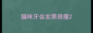 猫咪牙齿发黑很瘦