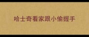 哈士奇看家跟小偷握手