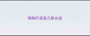 狗狗打疫苗几联合适