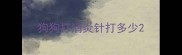 狗狗打消炎针打多少