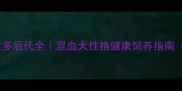 黑贝拉布拉多后代全混血犬性格健康饲养指南附真实案例