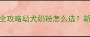 1个月金毛喝奶粉全攻略幼犬奶粉怎么选新手必看喂养指南
