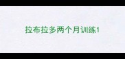 拉布拉多两个月训练