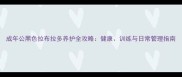 成年公黑色拉布拉多养护全攻略健康训练与日常管理指南