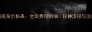 北京猫疫苗价格表全面费用明细接种流程与注意事项