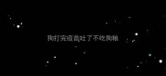 狗打完疫苗吐了不吃狗粮
