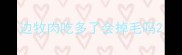 边牧肉吃多了会掉毛吗
