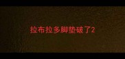 拉布拉多脚垫破了