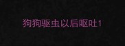 狗狗驱虫以后呕吐