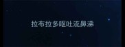 拉布拉多呕吐流鼻涕