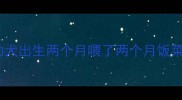 幼犬出生两个月喂了两个月饭菜