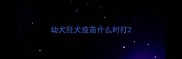 幼犬狂犬疫苗什么时打