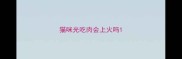 猫咪光吃肉会上火吗