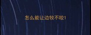 怎么能让边牧不咬