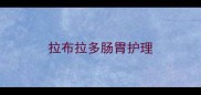 拉布拉多肠胃护理