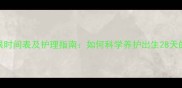 幼犬睁眼时间表及护理指南如何科学养护出生28天的小狗