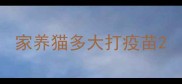 家养猫多大打疫苗